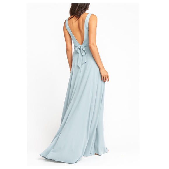 Show Me Your Mumu Jenn Maxi Dress Silver Sage - Picture 2 of 11